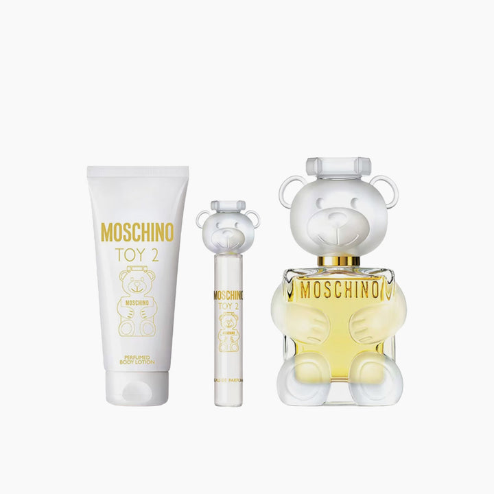 Moschino Toy 2 EDP 100Ml + EDP 10Ml + Body Lotion 100Ml Gift Set For Women