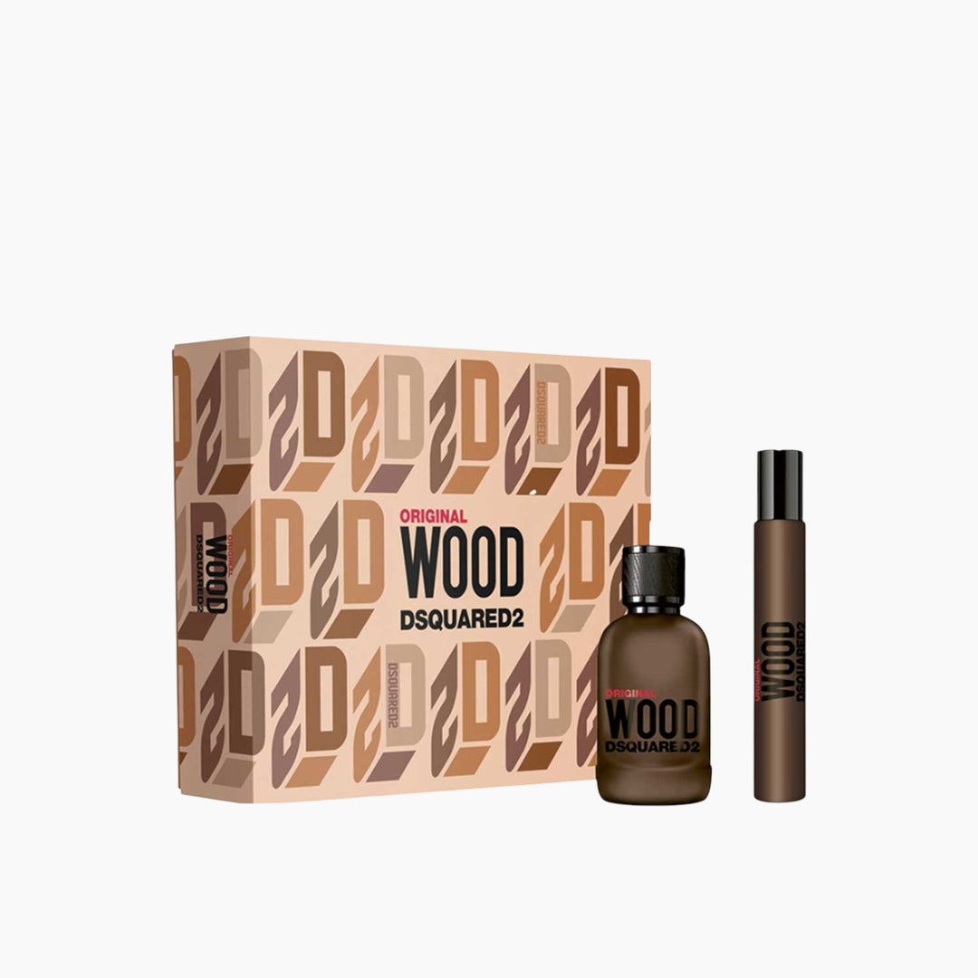 Dsquared2 Original Wood EDP 50Ml + EDP 10Ml Gift Set For Men