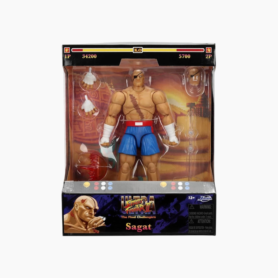 Jada Toys Ultra Street Fighter II Sagat Action Figure