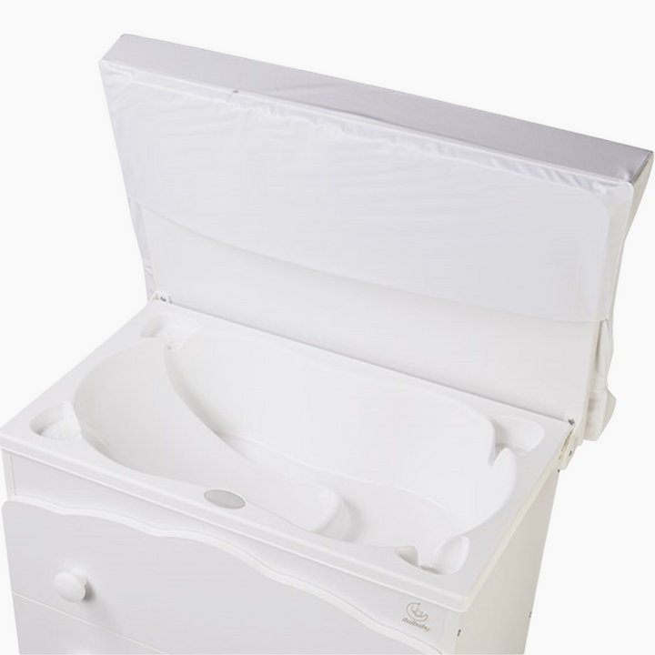 Italbaby Baby Bath 3 Drawers Tub Flash Bleached