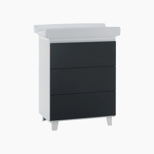 Italbaby Baby Bath 3 Drawers Push&Pull Rockstar Anthracite