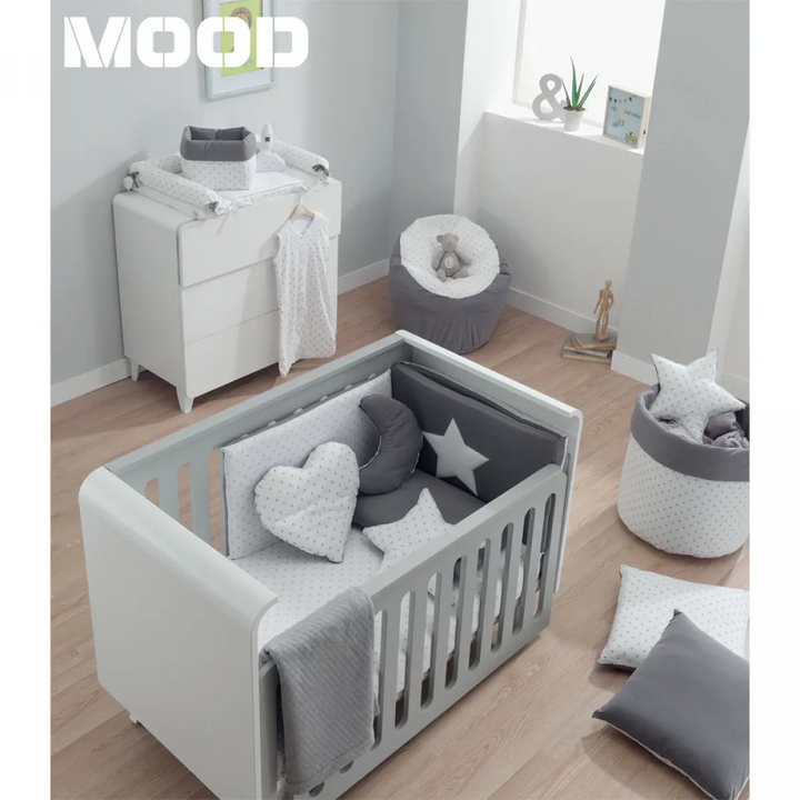 Italbaby Cot Mood Grey