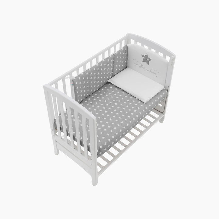 Italbaby B.Side Starlette Bedding Set 3PCS Grey