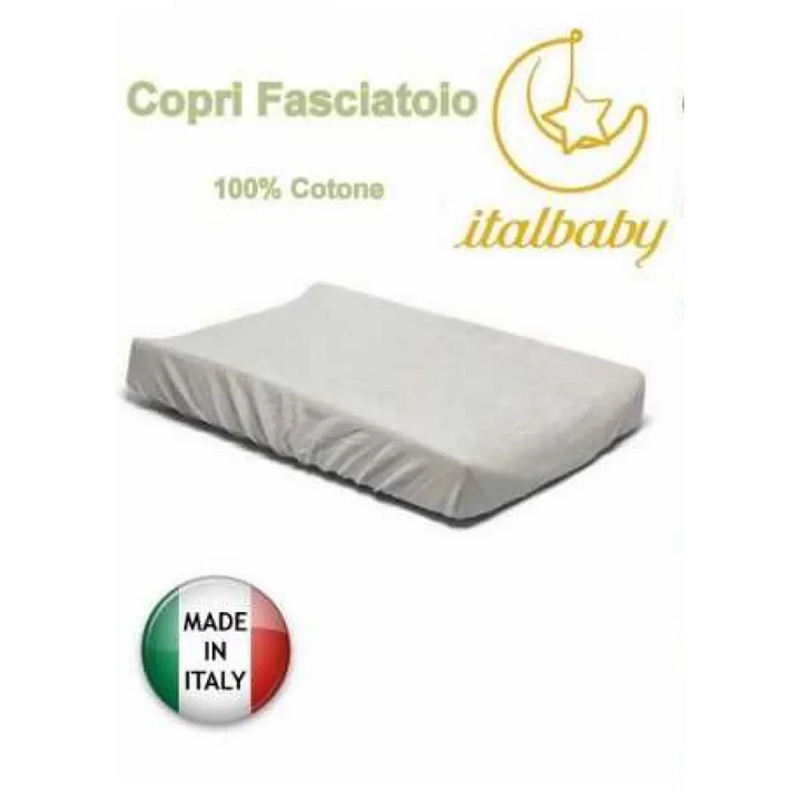 Italbaby Fitted Terry Sheet For Dressing Table White