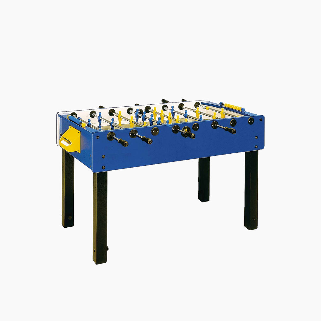 Garlando Football Table G-100 Blue Colour Telescopic Rods, Long Game Surface In Melamine