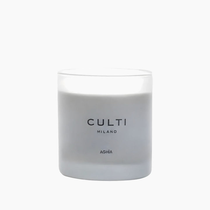 Culti Milano Candle In Silkscreened Satin Glass