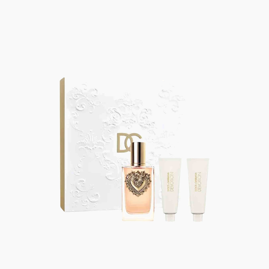 Dolce &amp; Gabbana Devotion EDP 100Ml + Shower Gel 50Ml + Body Lotion 50Ml Gift Set For Women