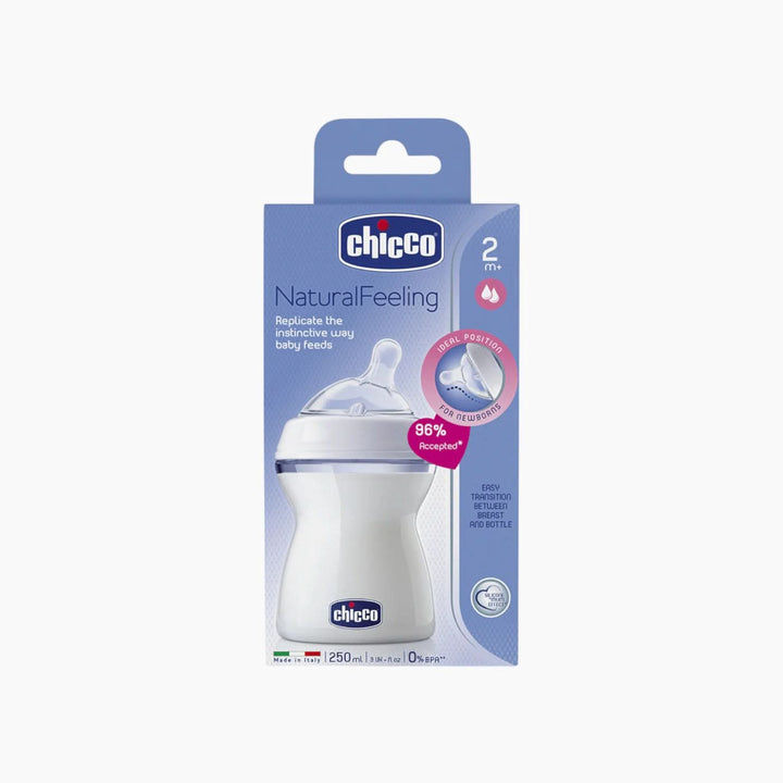 Chicco Fbottle Natural Feeling 2 Month+ 250 mL F Med Ep
