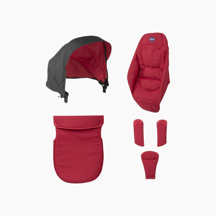 حزمة الألوان Chicco لعربة Urban - أحمر متموج
