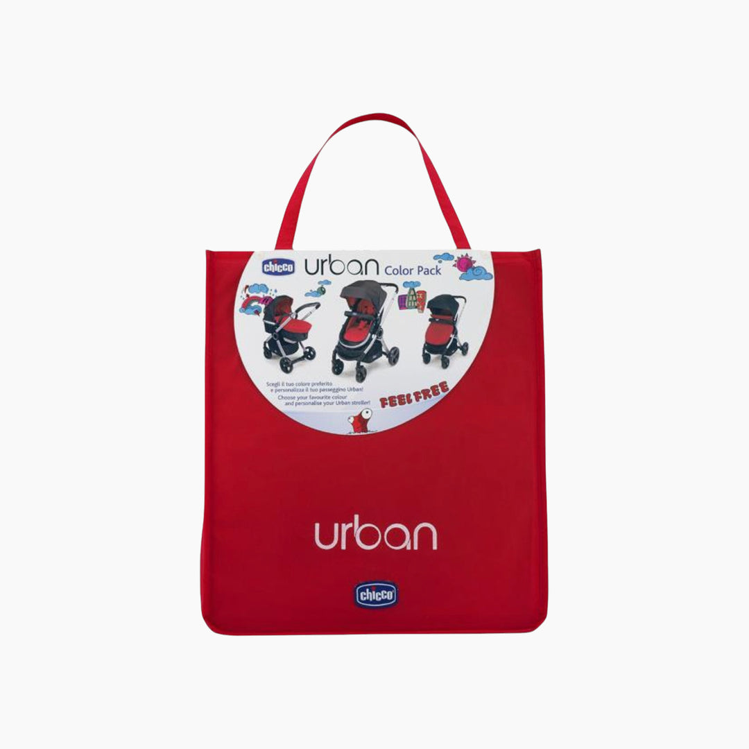 حزمة الألوان Chicco لعربة Urban - أحمر متموج
