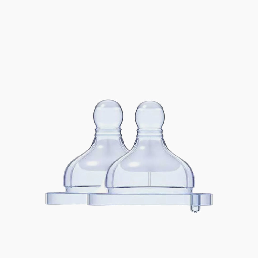 Chicco Well-Being Silicone Teat 2M+ Adjustable Flow 2PCS