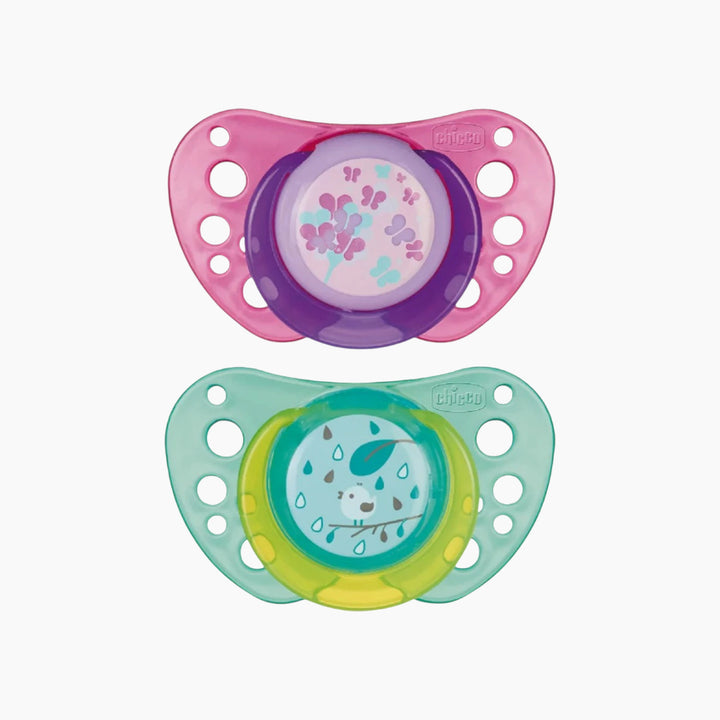 Chicco Soother Ph.Air Silicone 12M+2Pcs C