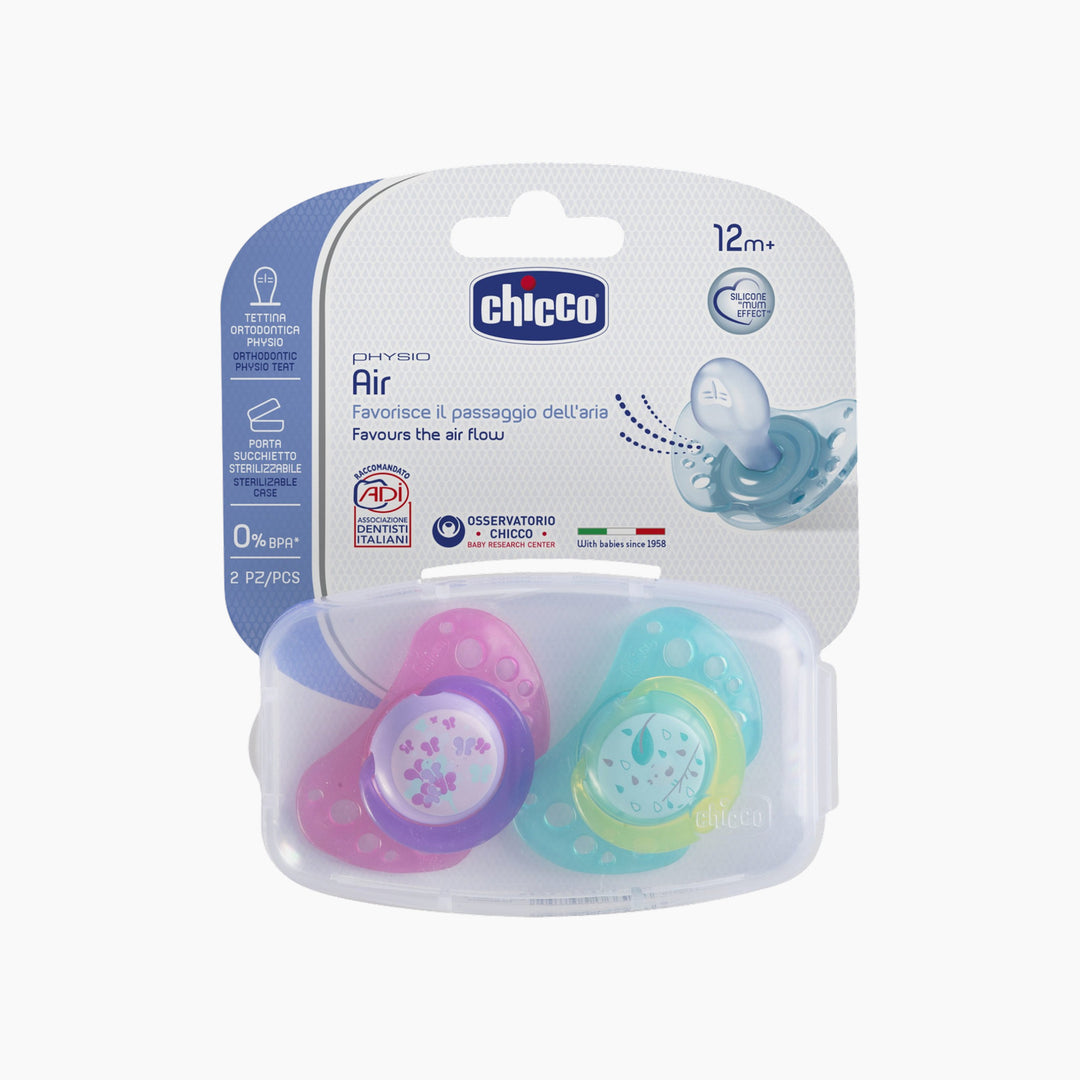 Chicco Soother Ph.Air Silicone 12M+2Pcs C
