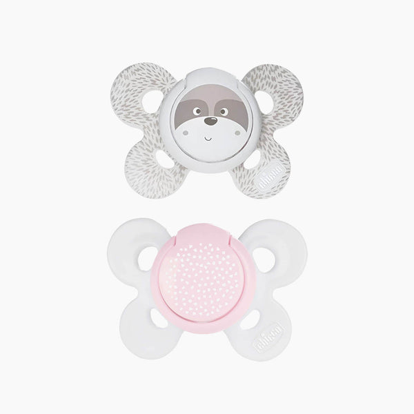 Girl Physio Comfort Silicone 0-6M 2Pc Soother