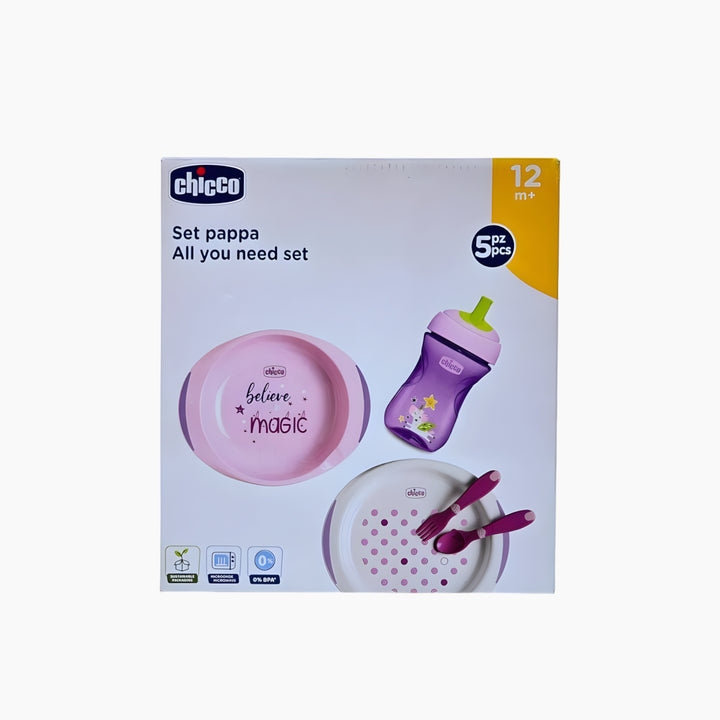 CHICCO Weaning Set for boys, 12 months+