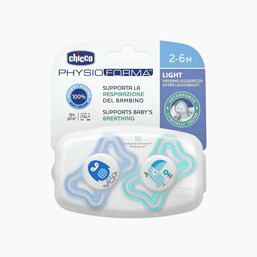 Chicco Soother Physio Light Sil 2 Pc Pacifier