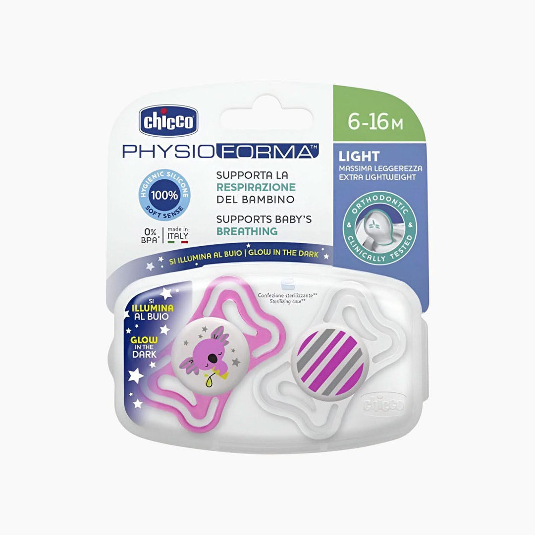Chicco Soother Physio Light Sil 2 Pc Pacifier