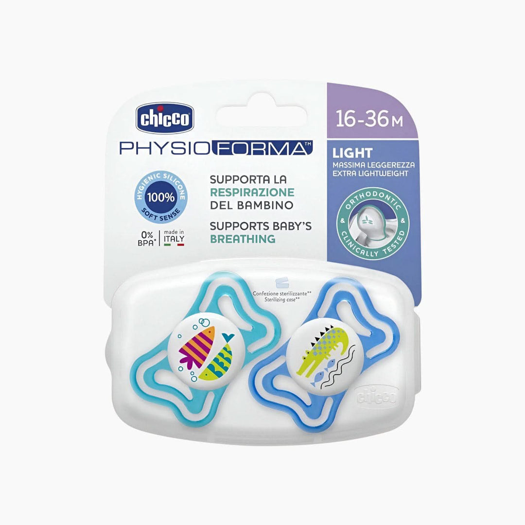 Chicco Soother Physio Light Sil 2 Pc Pacifier