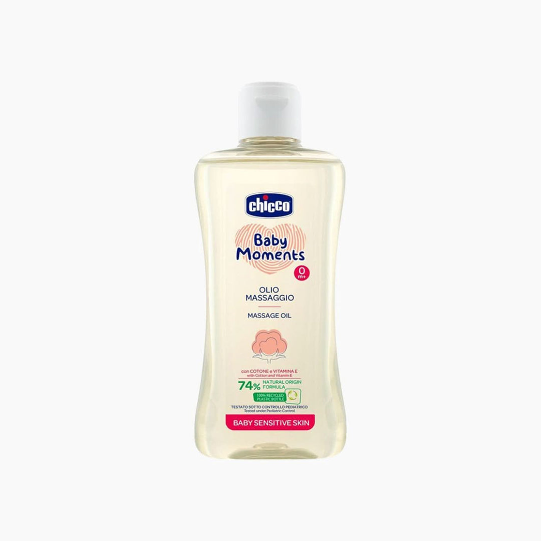 Chicco Baby Moments Massage Oil 200 mL Sensitive