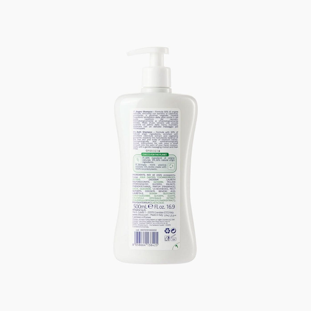 Chicco Baby Moments Body Wash And Shampoo - HUNA