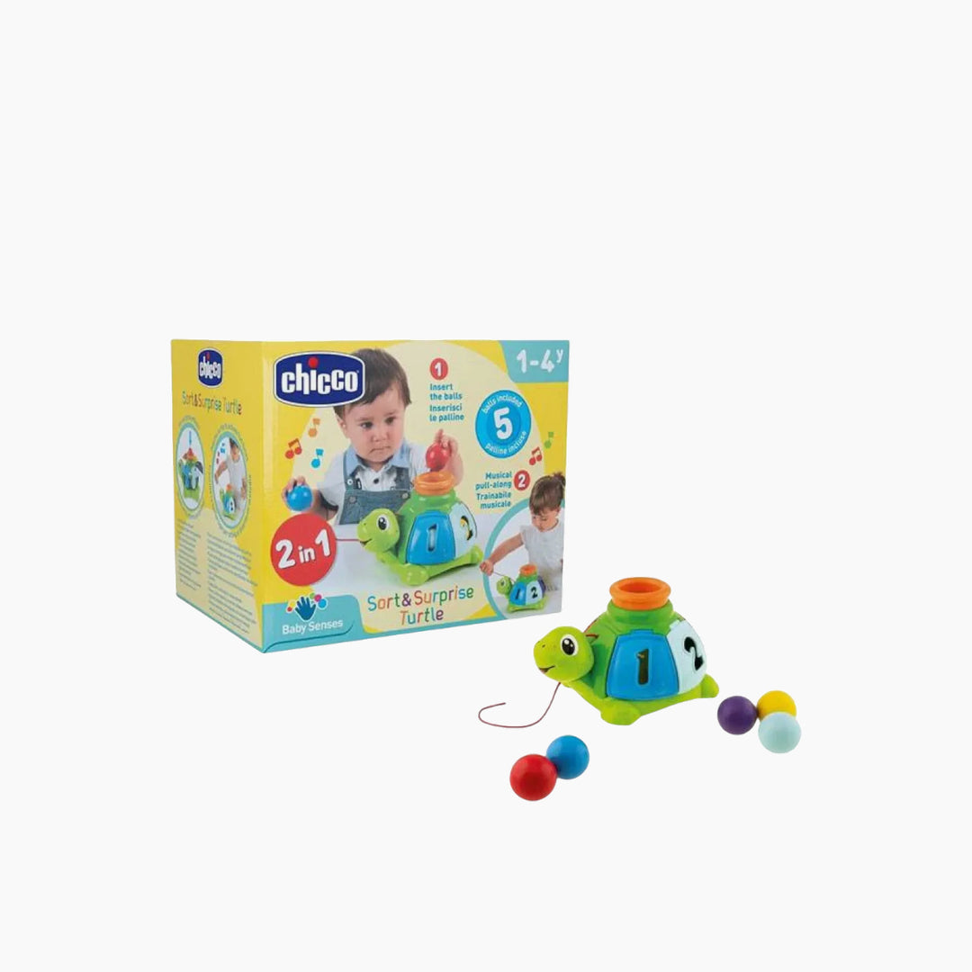 Chicco Toy Bs Turtle Sort&amp;Surprise - HUNA