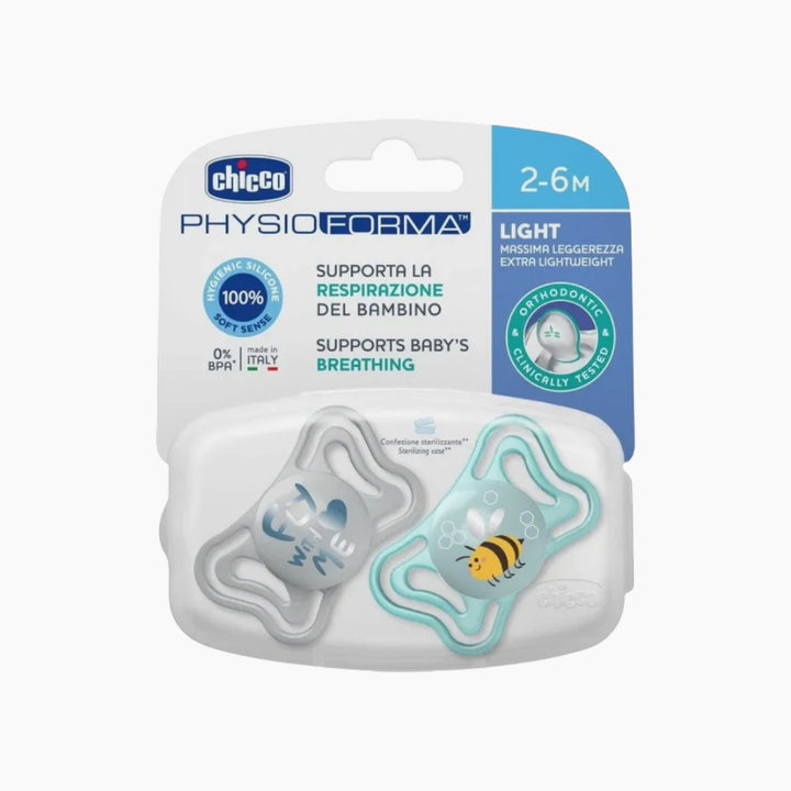Chicco Soother Silicone 2- 6M 2 Pcs