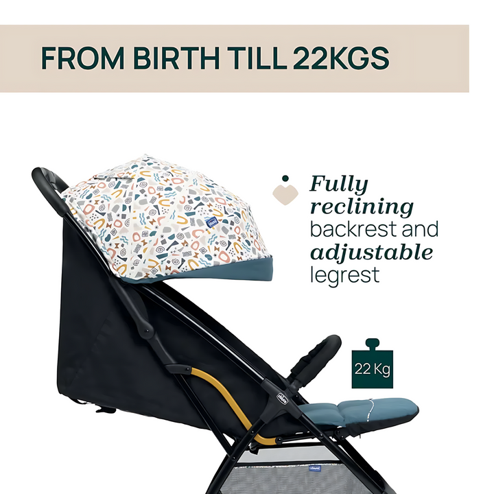 Chicco Glee Stroller Joyful Teal