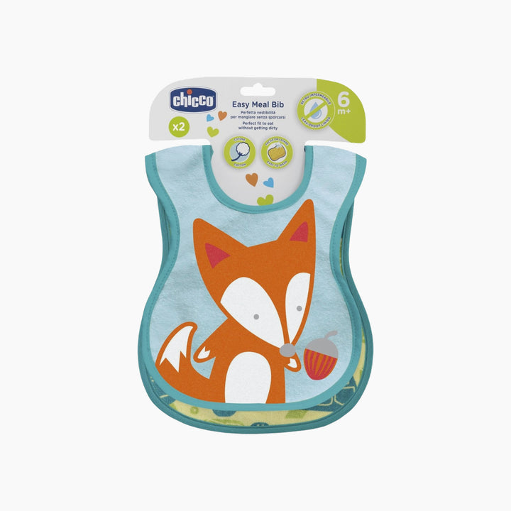 Chicco Weaning Bib 6M+ 2Pcs