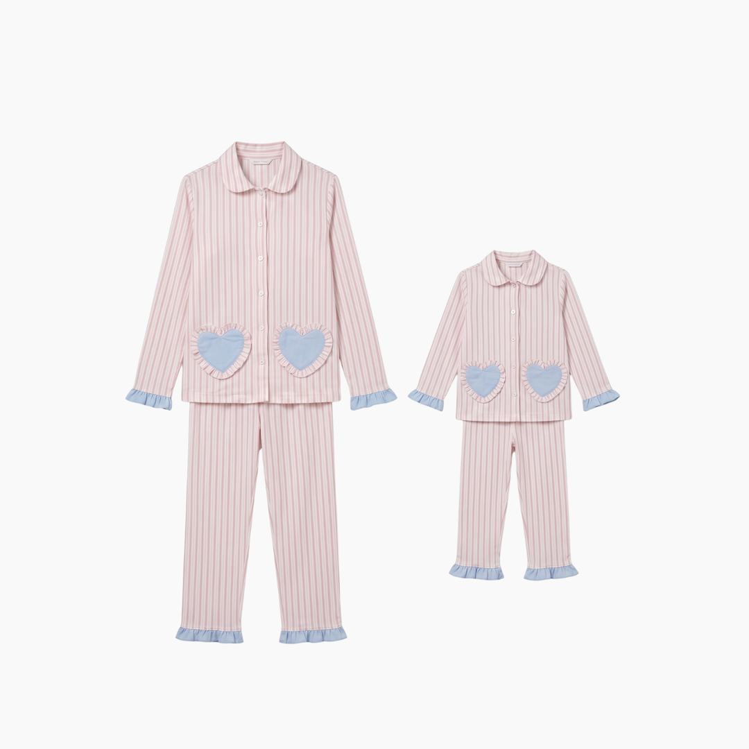 Zigzag Strand Mommy &amp; Me Pajama Set