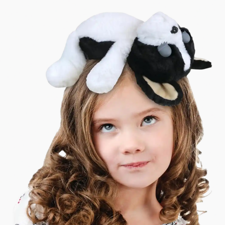 Sky Rocket Tucker The Sleepy Pup interactive stuffed animal with ultra-soft plush fur