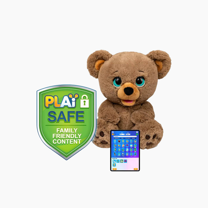 Sky Rocket Poe AI story bear stuffed animal