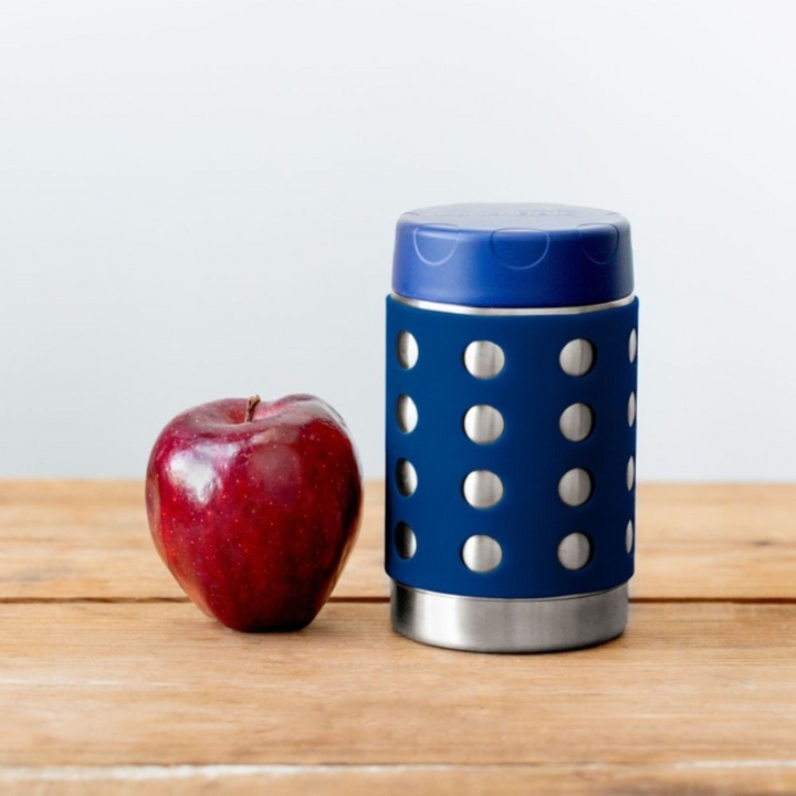 LunchBots Thermal Dots 16 Oz Navy