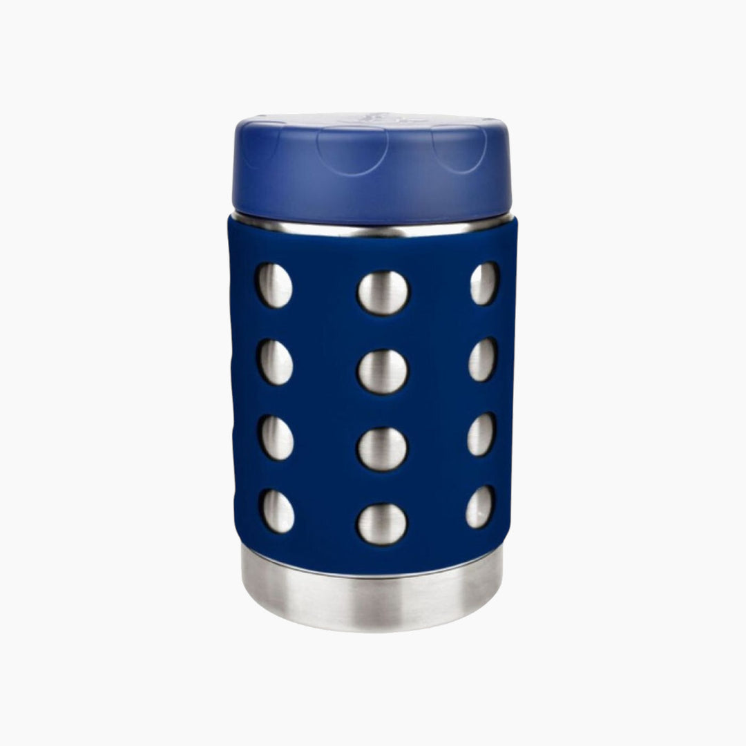 LunchBots Thermal Dots 16 Oz Navy