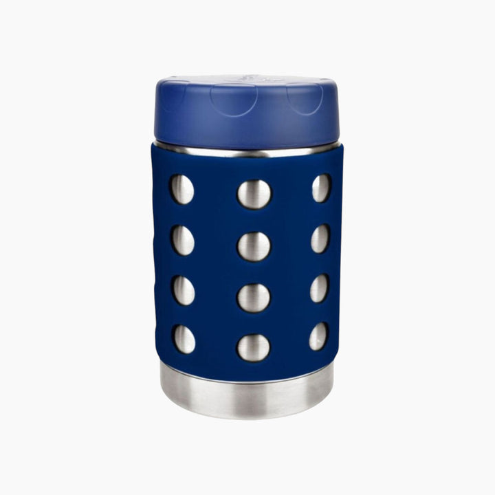 LunchBots Thermal Dots 16 Oz Navy