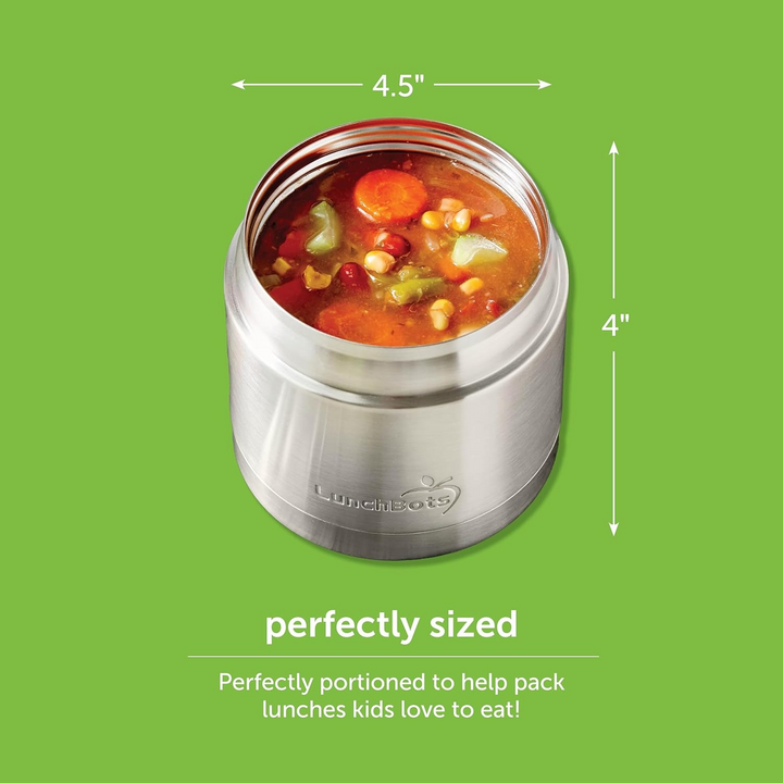 LunchBots Wide Thermal 16 Oz Aqua