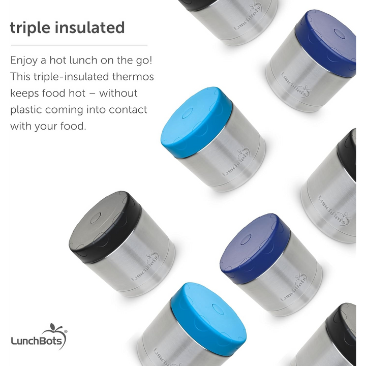 LunchBots Wide Thermal 16 Oz Aqua