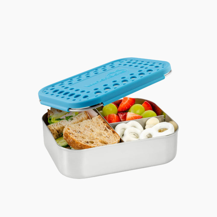 LunchBots Medium Trio Aqua Dots