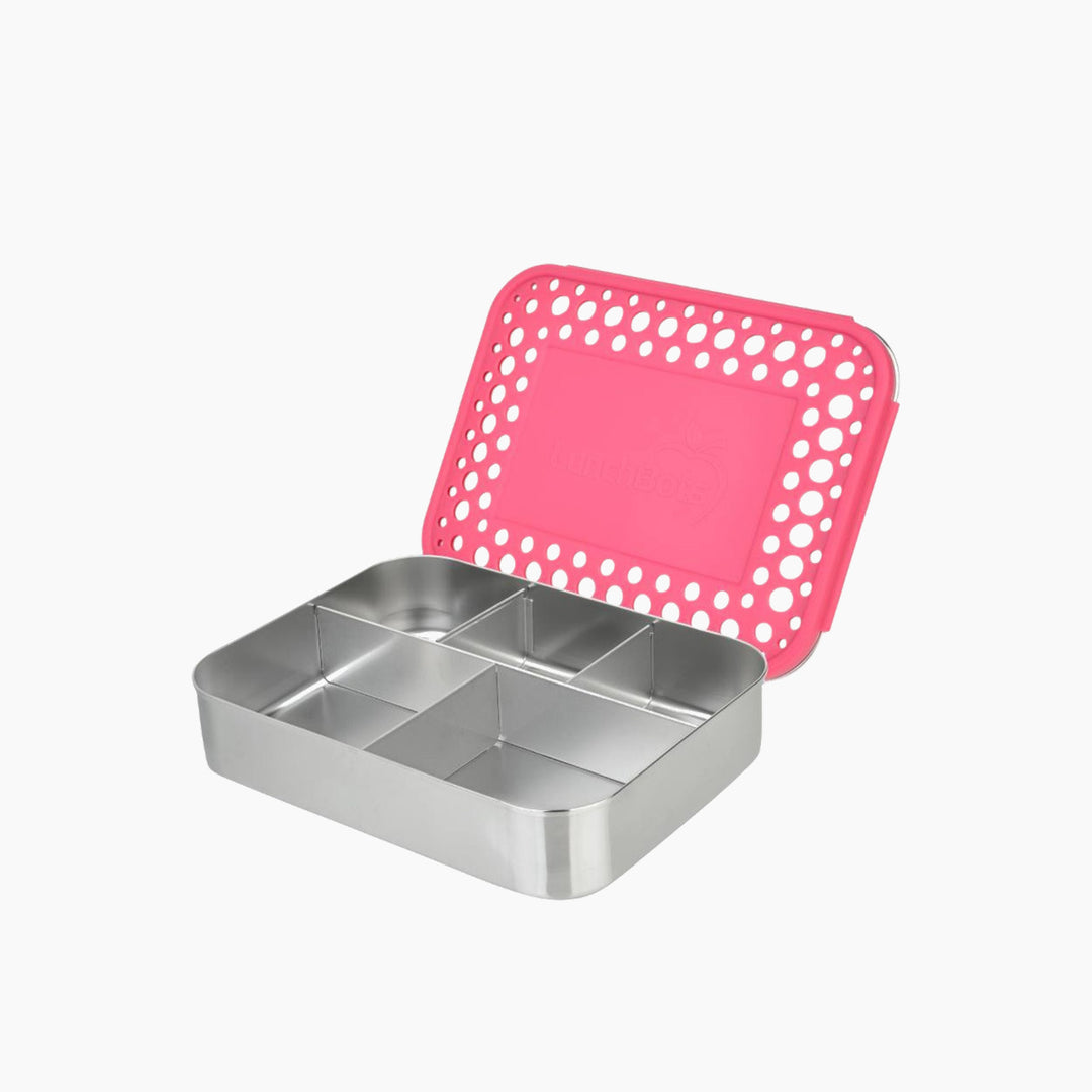 LunchBots Large Cinco Pink Dots