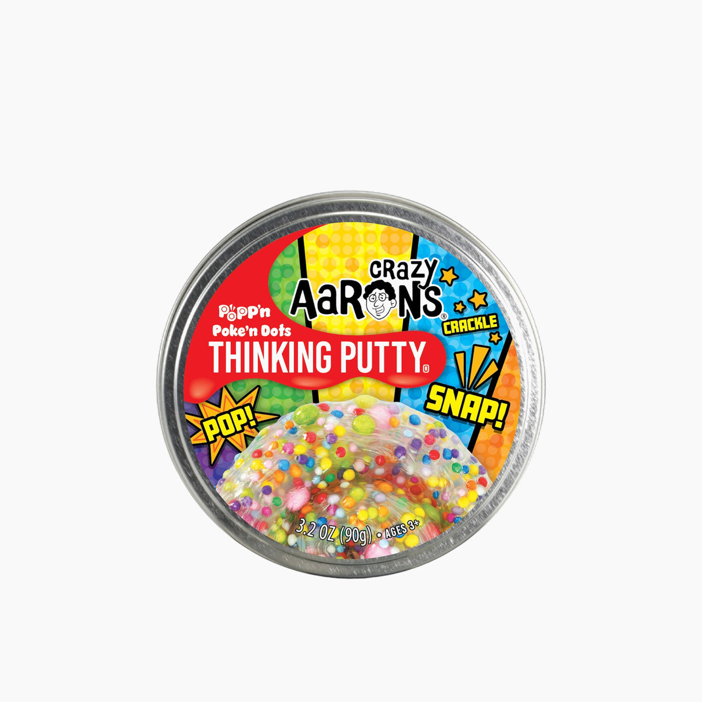 Crazy Aaron’S Full Size Thinking Putty (4” Tin) Crazy Aaron’S Full Size Thinking Putty (4” Tin)