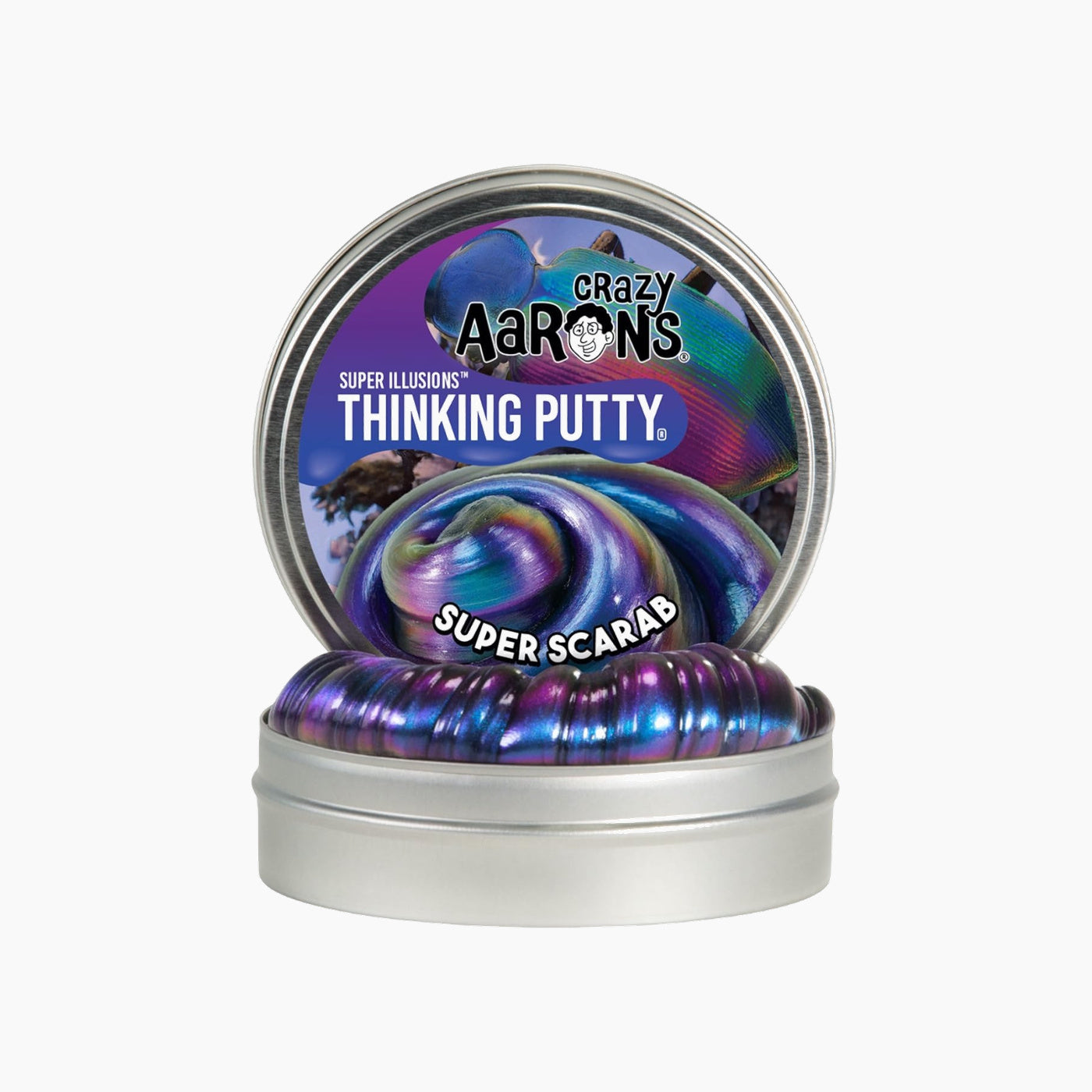 Crazy Aaron’S Full Size Thinking Putty (4” Tin) Crazy Aaron’S Full Size Thinking Putty (4” Tin)