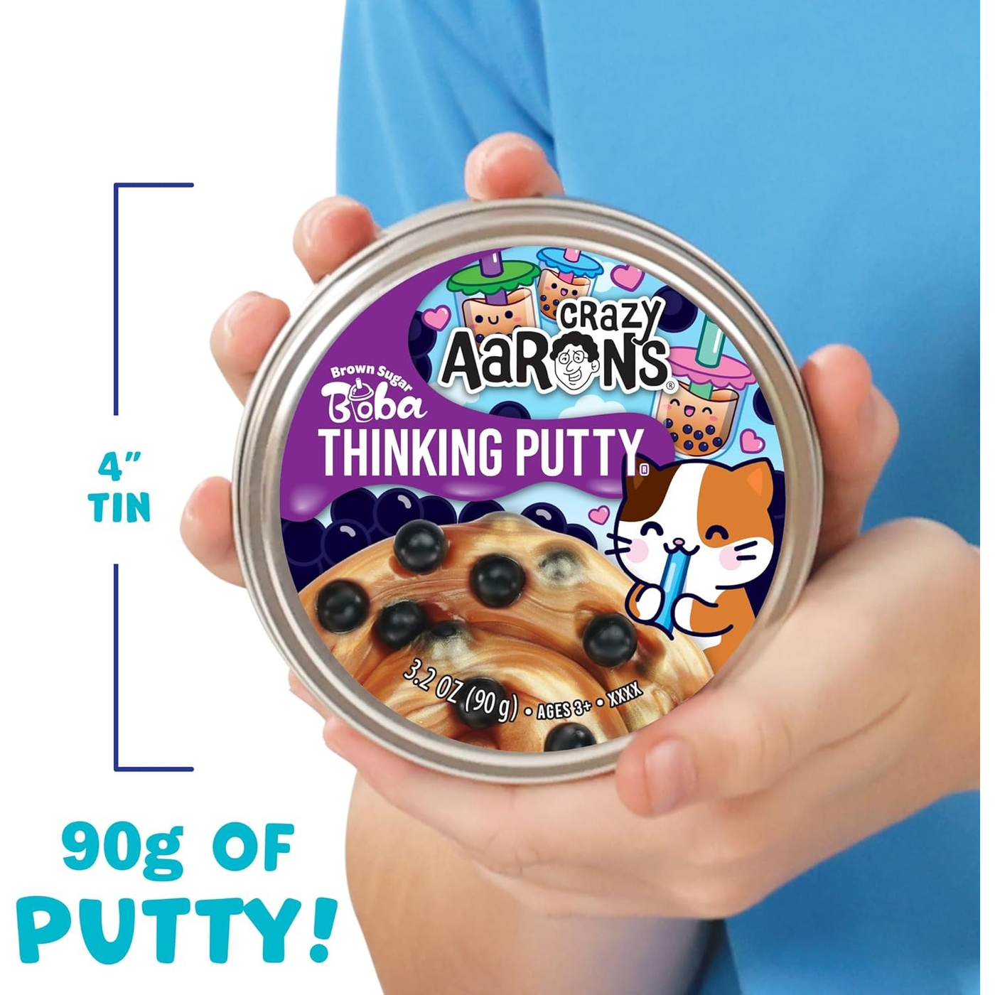 Crazy Aaron’S Full Size Thinking Putty (4” Tin) Crazy Aaron’S Full Size Thinking Putty (4” Tin)