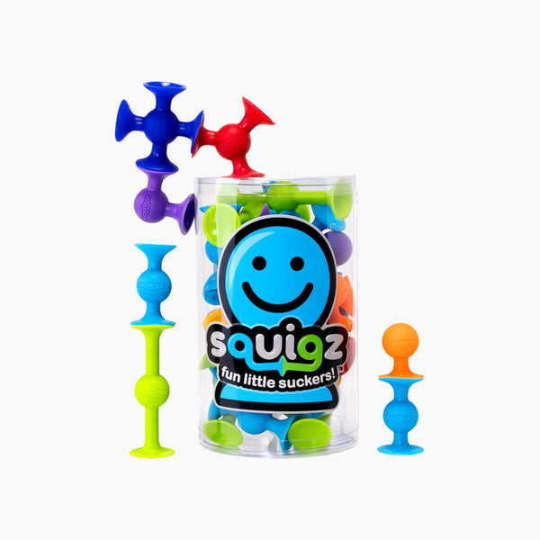 Tomy Fat Brain Toys Squigz Starter Set 24 Piece Suction Bath Toys