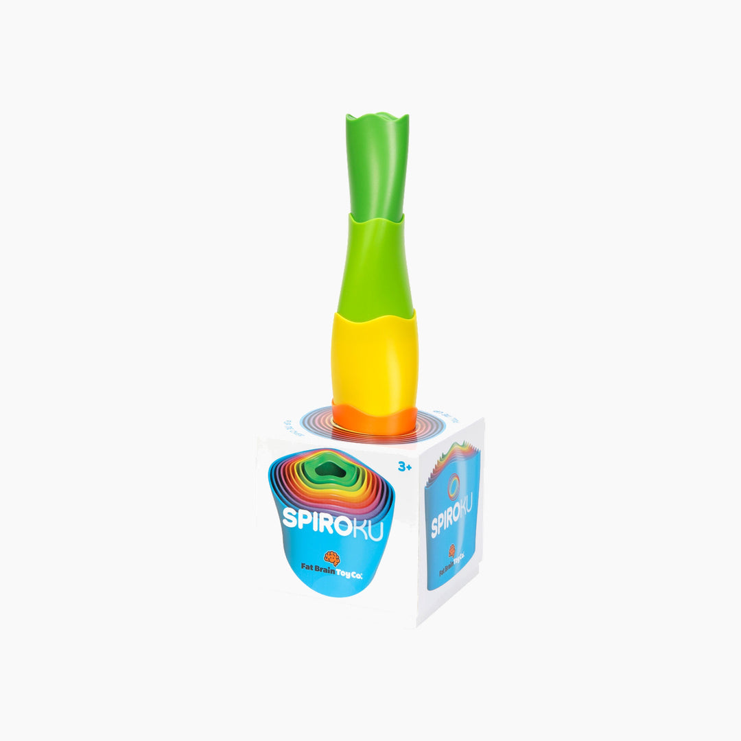 Tomy Fat Brain Toys Spiroku Stacking And Nesting Cylinders