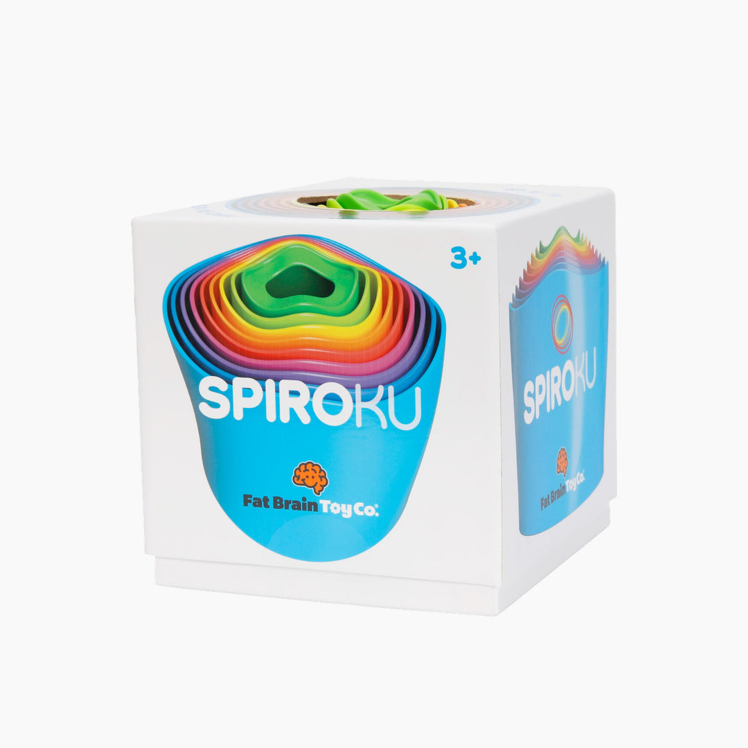 Tomy Fat Brain Toys Spiroku Stacking And Nesting Cylinders