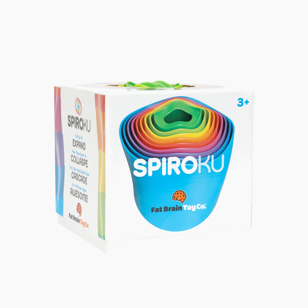Tomy Fat Brain Toys Spiroku Stacking And Nesting Cylinders