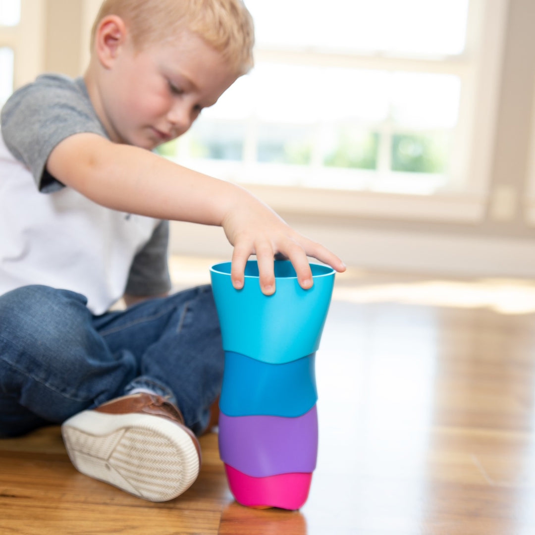 Tomy Fat Brain Toys Spiroku Stacking And Nesting Cylinders