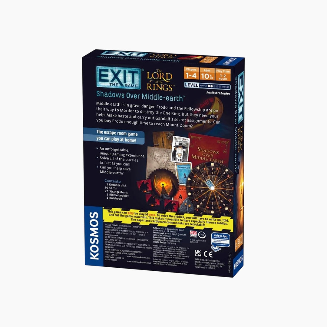 Kosmos Exit The Game The Lord Of The Rings Shadows Over Middle Earth