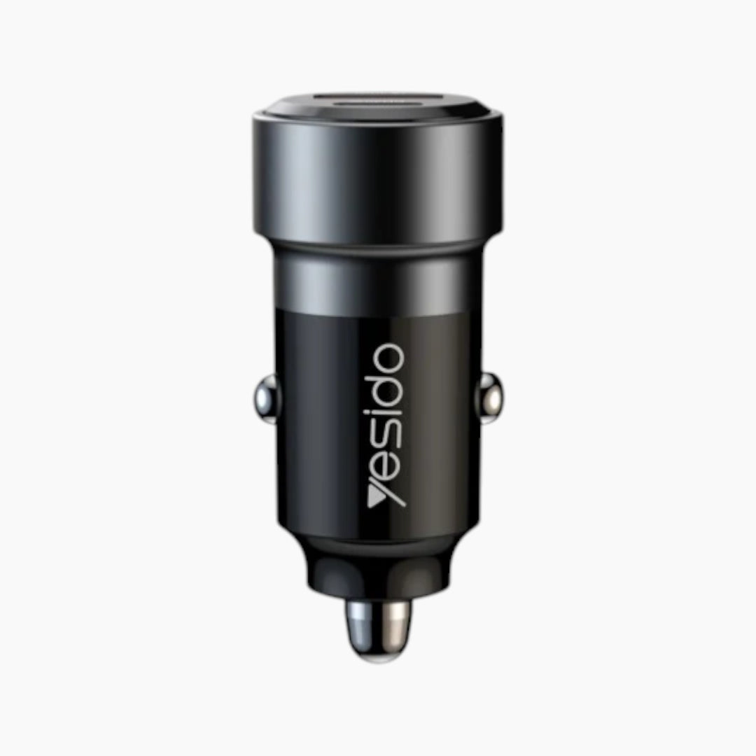 YESIDO Y54 Car Charger With Lightning Cable (60W)