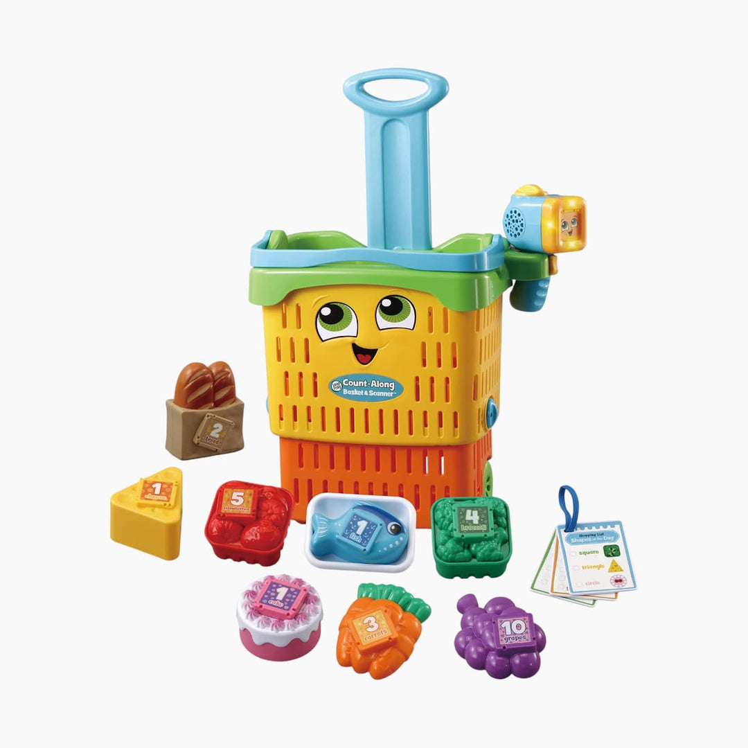 سلة العد على طول LeapFrog والماسح الضوئي
