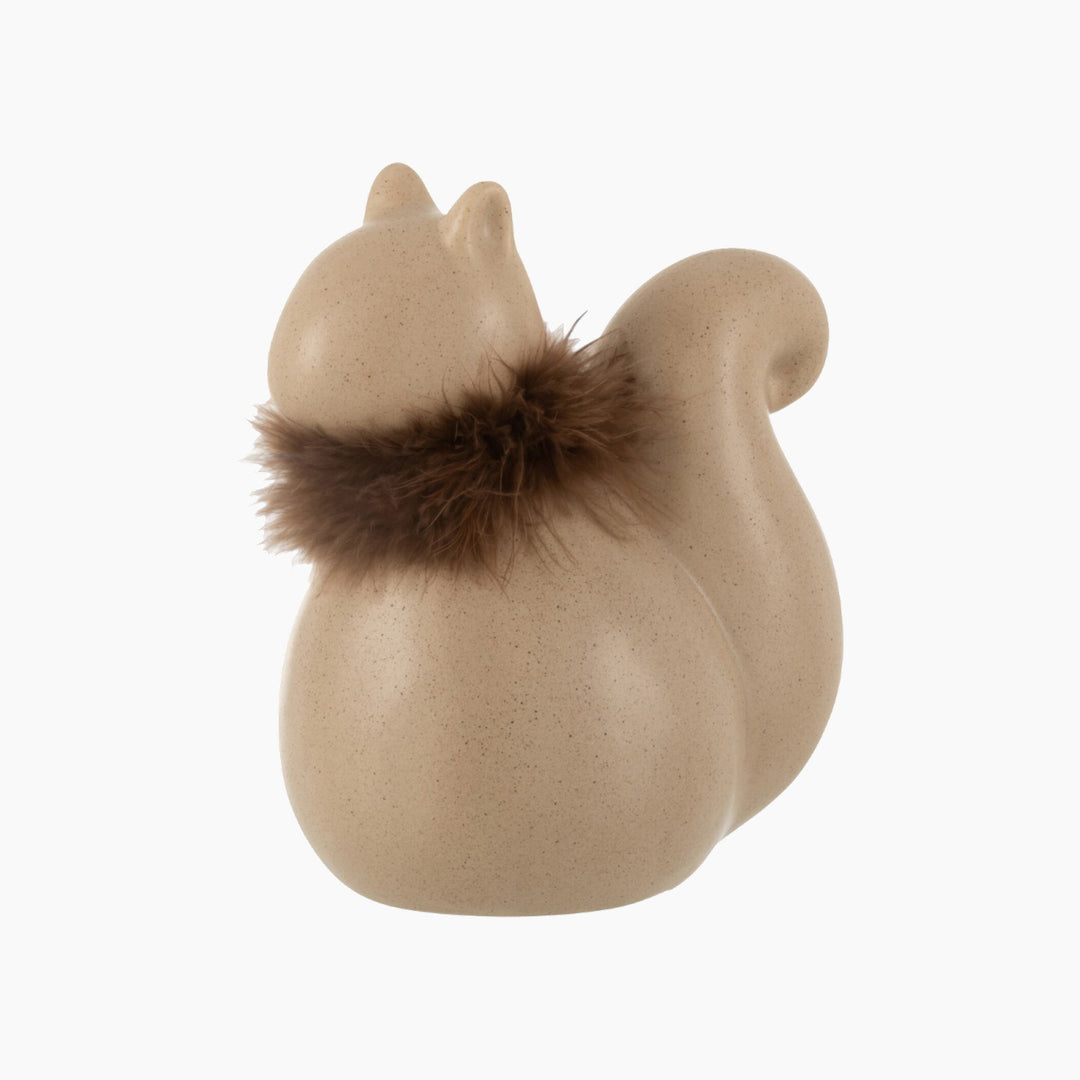 Porcelain squirrel figurine